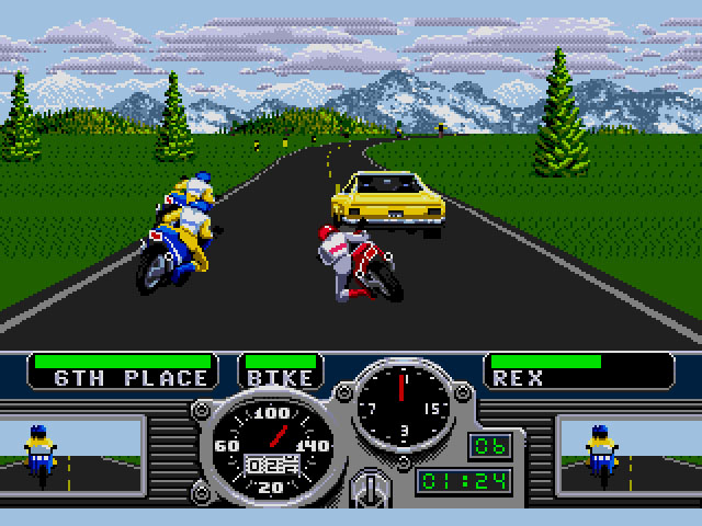 Road Rash Evolution Retro Gaming! Road Rash (Sega Mega Drive/Genesis, Electronic Arts, 1991 ...
