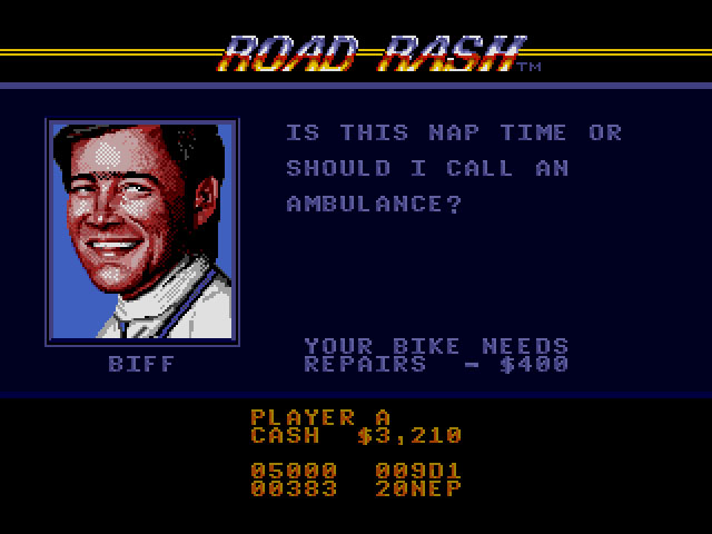 Retro Gaming! Road Rash (Sega Mega Drive/Genesis, Electronic Arts, 1991 ...